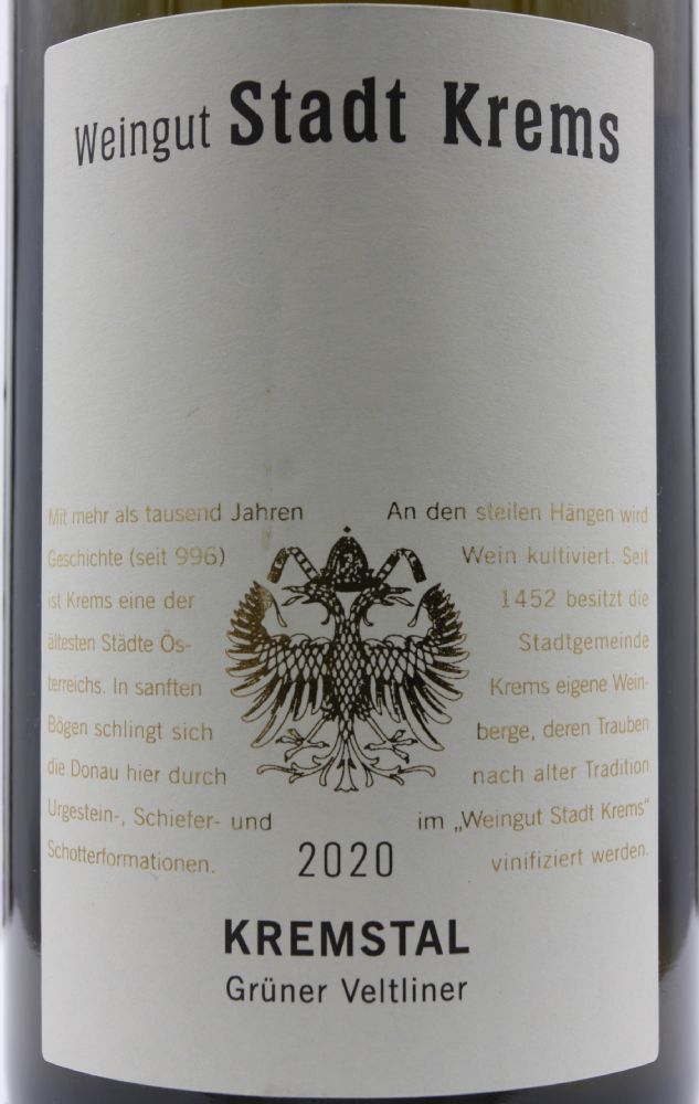 Weingut Stadt Krems GmbH Grüner Veltliner 2020, Основная, #8734