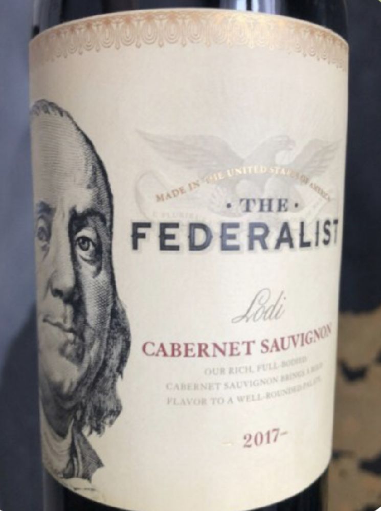 Rutherford Hill Federalist Cabernet Sauvignon 2017, Лицевая, #8862