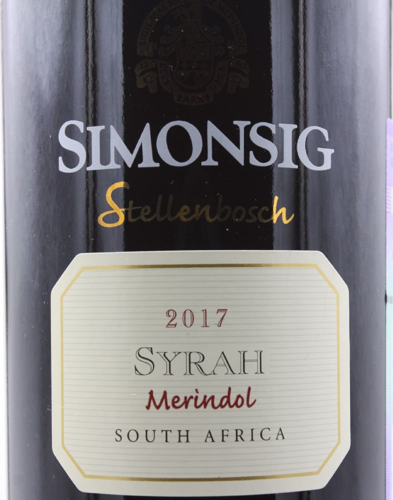Simonsig Merindol Syrah W.O. Stellenbosch 2017, Основная, #8875