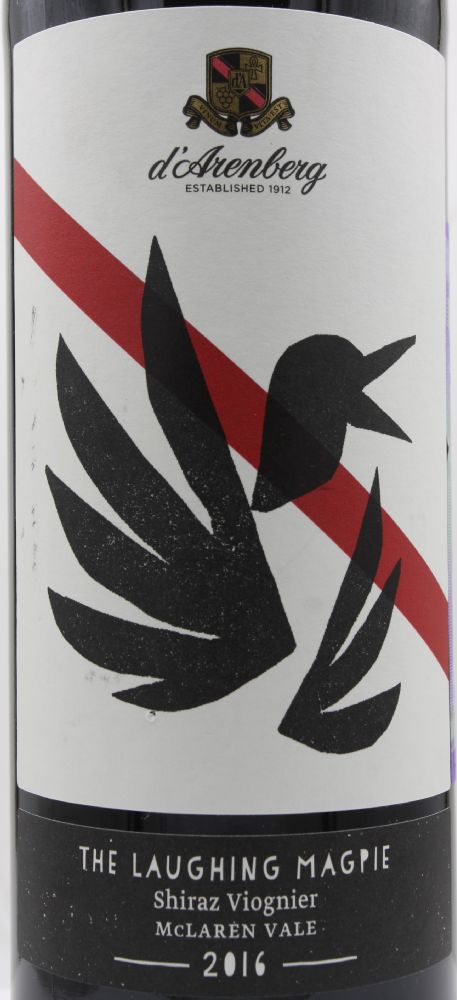 d'Arenberg Pty Ltd The Laughing Magpie Shiraz Viognier McLaren Vale 2016, Основная, #8878