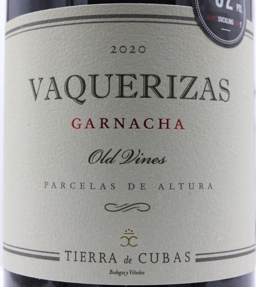 Bodegas San Valero S. Coop. Vaquerizas Old Vines Parcelas de Altura Garnacha DO Cariñena 2020, Основная, #8888