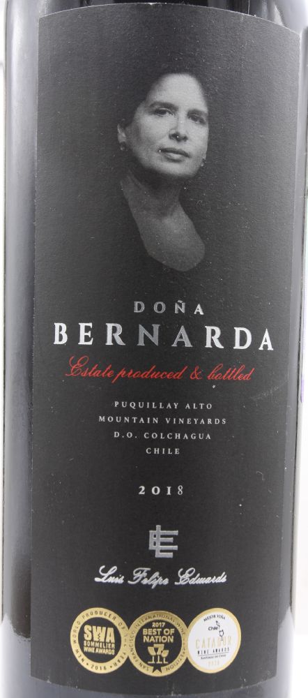 Viña Luis Felipe Edwards Doña Bernarda D.O. Colchagua Valley 2018, Основная, #8904