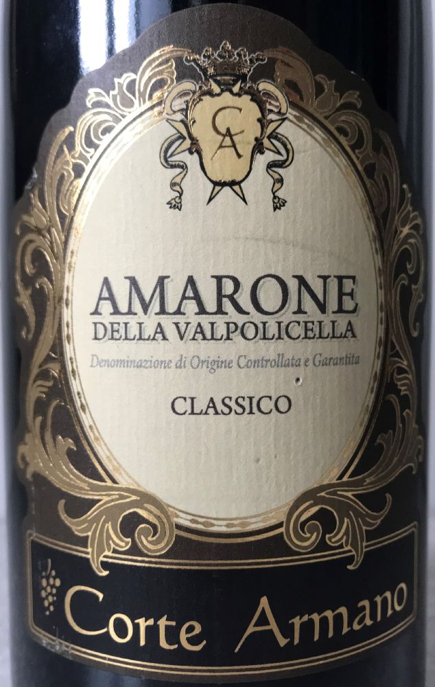 Giuseppe Campagnola S.p.A. Corte Armano Amarone della Valpolicella Classico DOC 2018, Основная, #8980