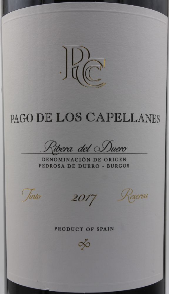 Pago de los Capellanes S.A. Reserva DO Ribera del Duero 2017, Основная, #8991