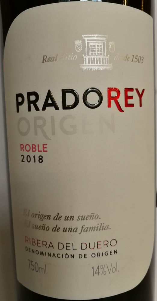 Real Sitio de Ventosilla S.A. Pradorey Origen Roble DO Ribera del Duero 2018, Основная, #8994