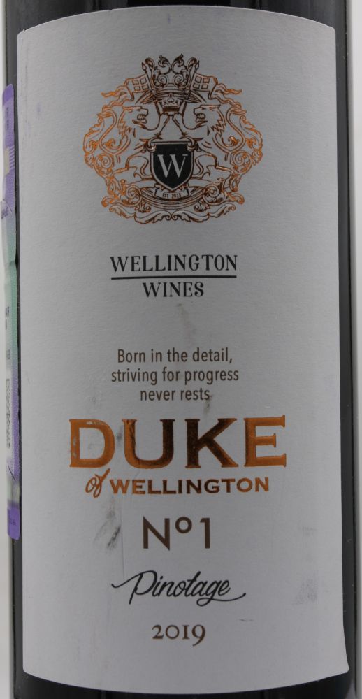 Wellington Wines (Pty) Ltd. Duke of Wellington No 1 Pinotage 2019, Основная, #9020