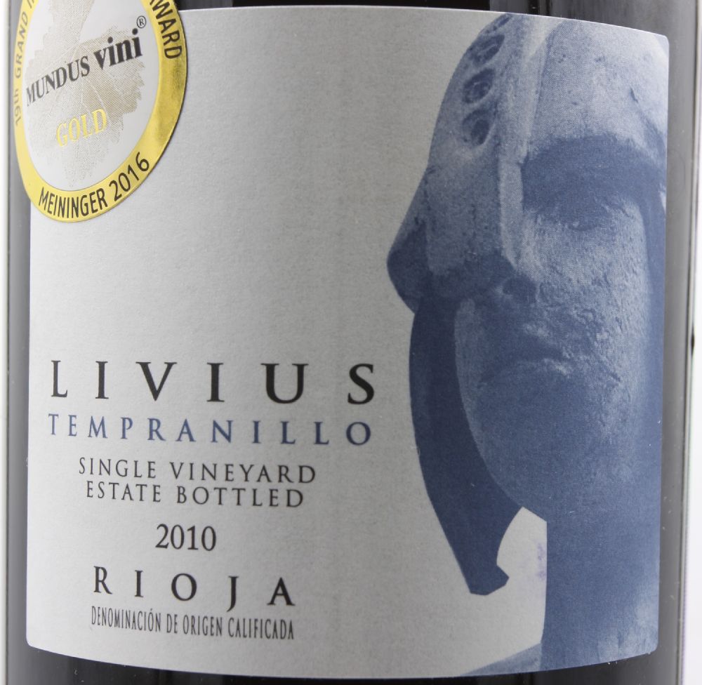 Bodegas Alvia S.L. Livius Tempranillo DOCa Rioja 2010, Основная, #9043