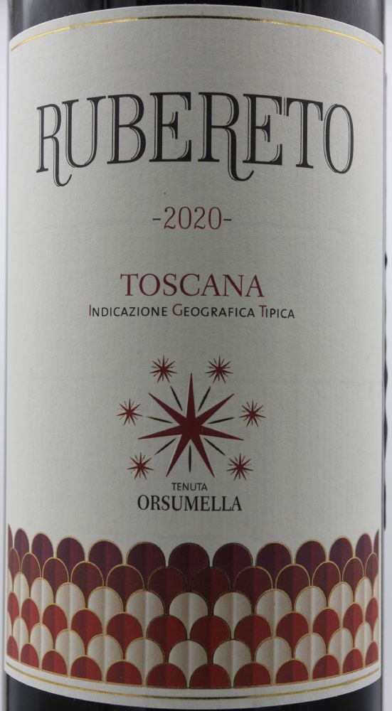 Orsumella S.r.l. Società Agricola Rubereto Toscana IGT 2020, Основная, #9078