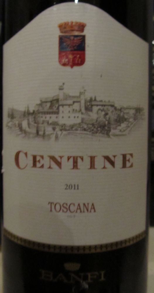 BANFI S.A. S.r.l. Centine Toscana IGT 2011, Лицевая, #911