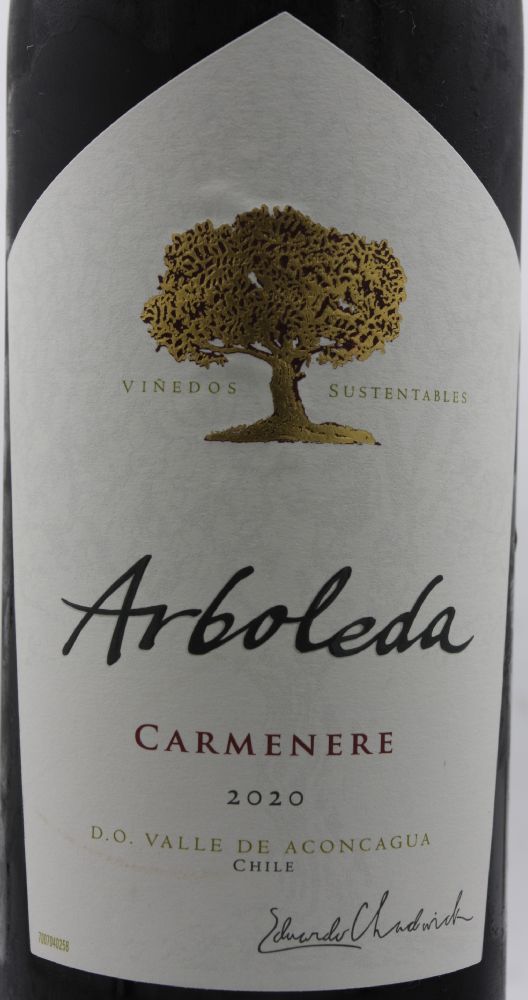 Viña Arboleda S.A. Carménère D.O. Aconcagua 2020, Основная, #9112
