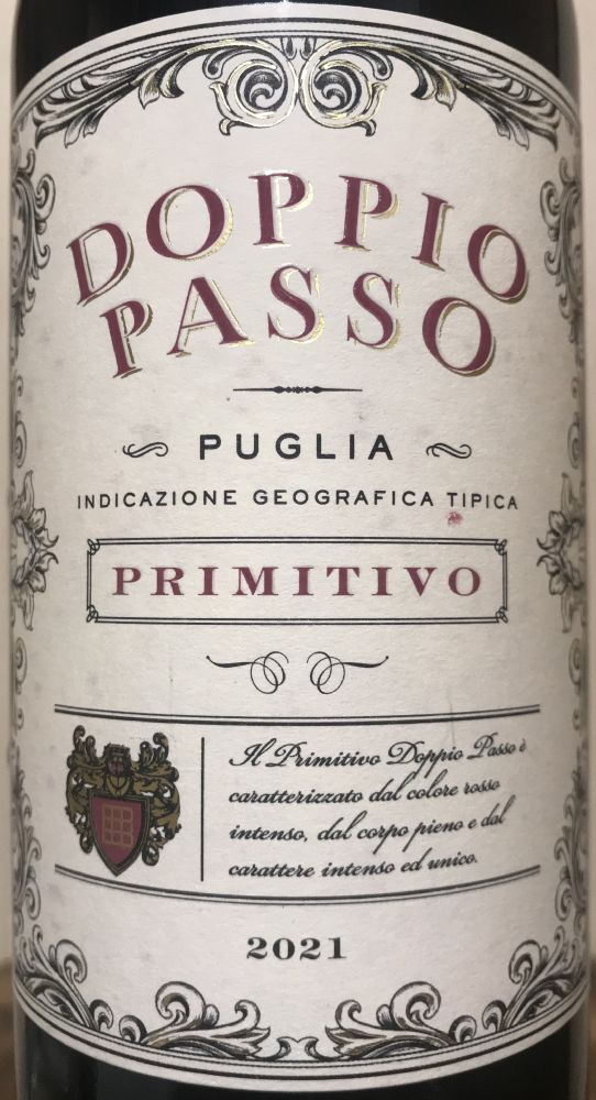 Casa Vinicola Botter Carlo & C. S.p.A. Doppio Passo Primitivo Puglia IGT 2021, Основная, #9254