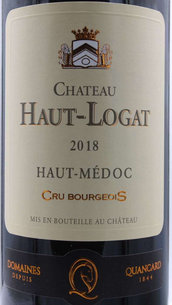 S.A. Cheval Quancard Château Haut-Logat Cru Bourgeois  Haut-Médoc AOC/AOP 2018, Основная, #9343