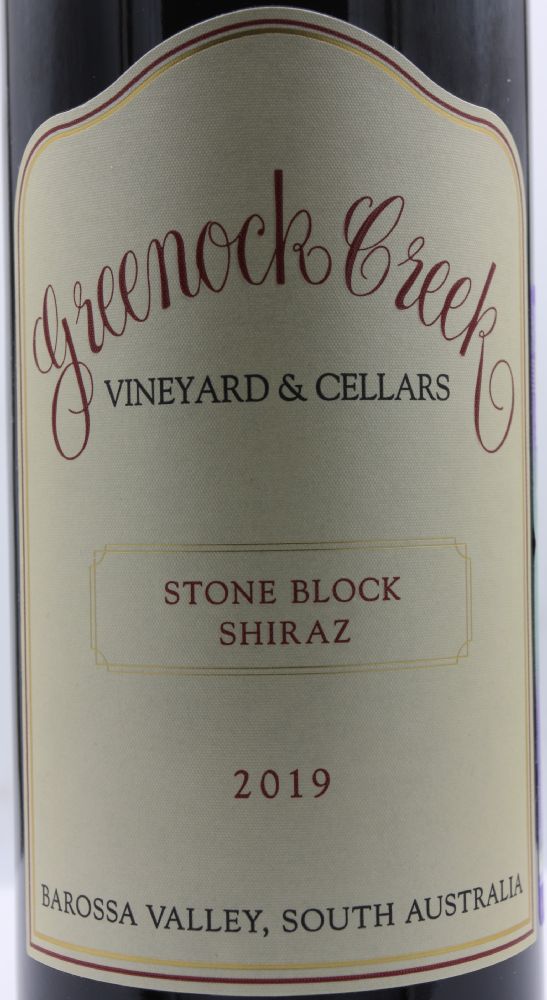 Greenock Creek Estate Wines (SA) Pty Ltd Stone Block Shiraz Barossa Valley 2019, Основная, #9349