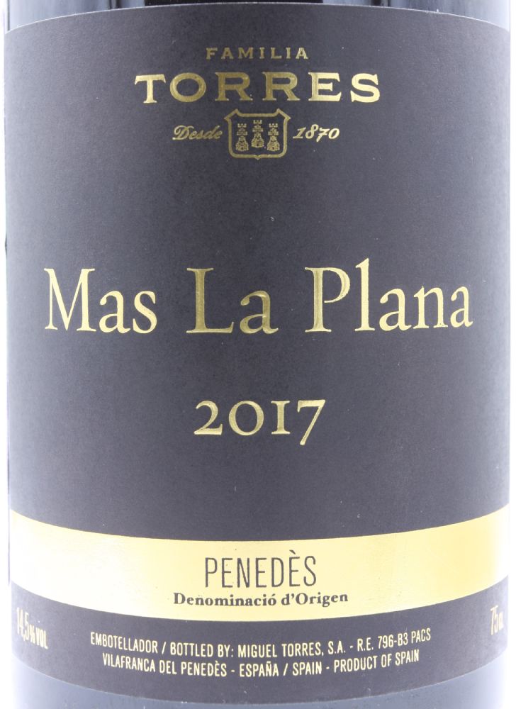Miguel Torres S.A. Mas La Plana DO Penedés 2017, Основная, #9446