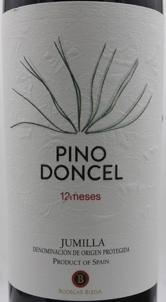 Bodegas Bleda S.L. Pino Doncel 12 meses DO Jumilla 2020, Основная, #9521