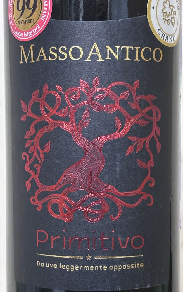 Tenute Masso Antico S.p.a. Masso Antico Primitivo Salento IGT 2022, Основная, #9566