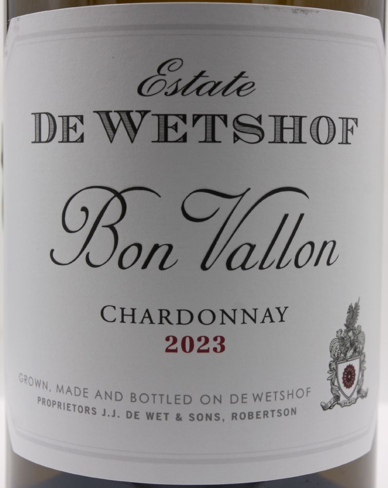 De Wetshof Estate Bon Vallon Chardonnay 2023, Основная, #9579