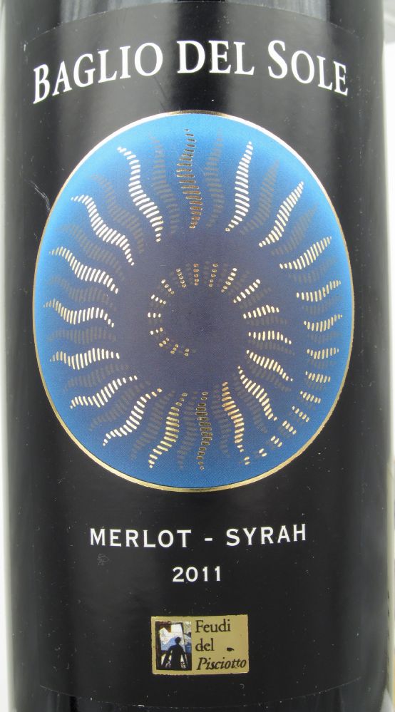 Feudi del Pisciotto Srl Baglio del Sole Merlot Syrah Sicilia IGT 2011, Основная, #962