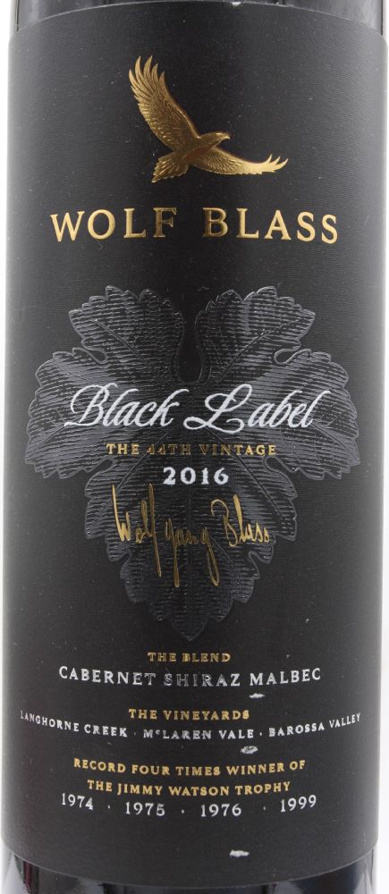 Wolf Blass Wines Black Label Cabernet Sauvignon Shiraz Malbec 2016, Основная, #9705