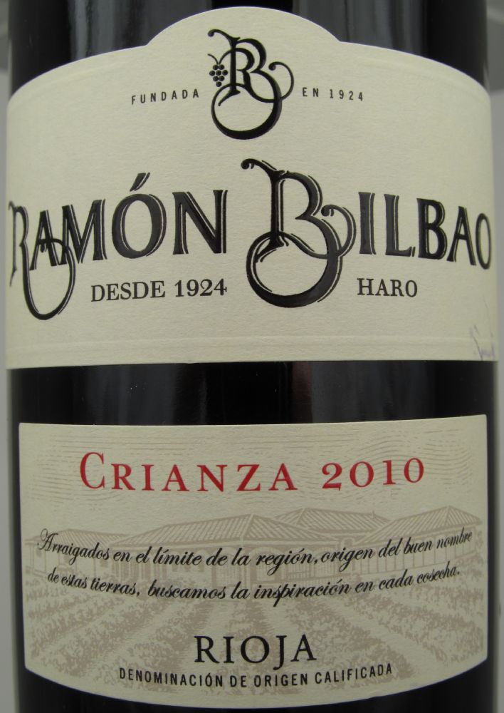 Bodegas Ramón Bilbao S.A. Crianza DOCa Rioja 2010, Основная, #983