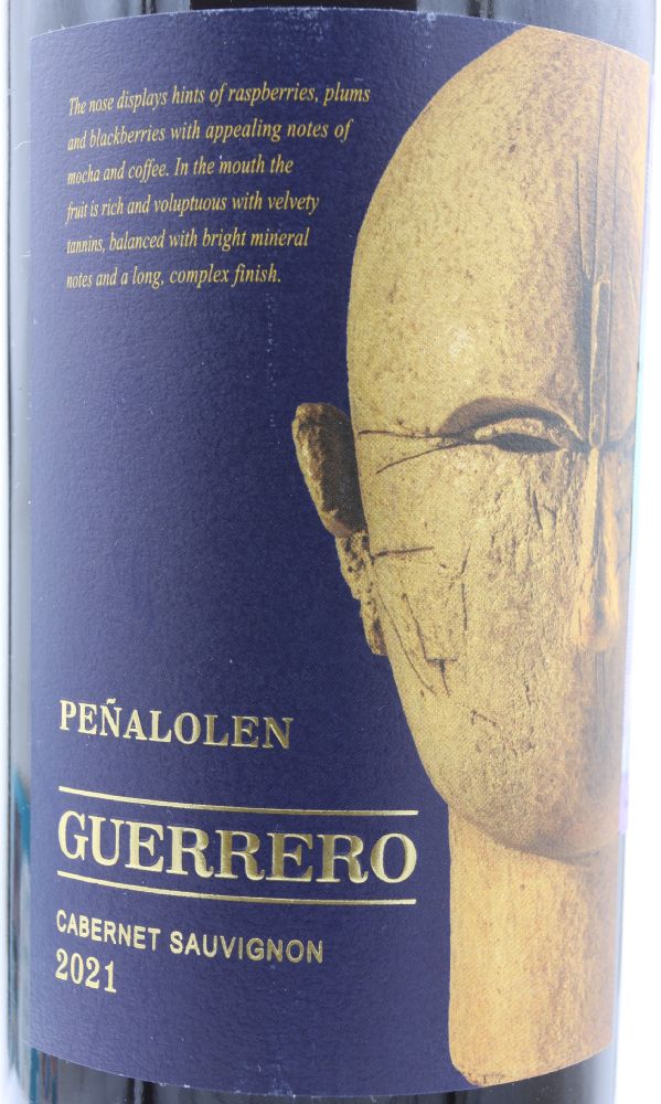 Viña Quebrada de Macul S.A. PEÑALOLEN GUERRERO Cabernet Sauvignon 2021, Основная, #9836