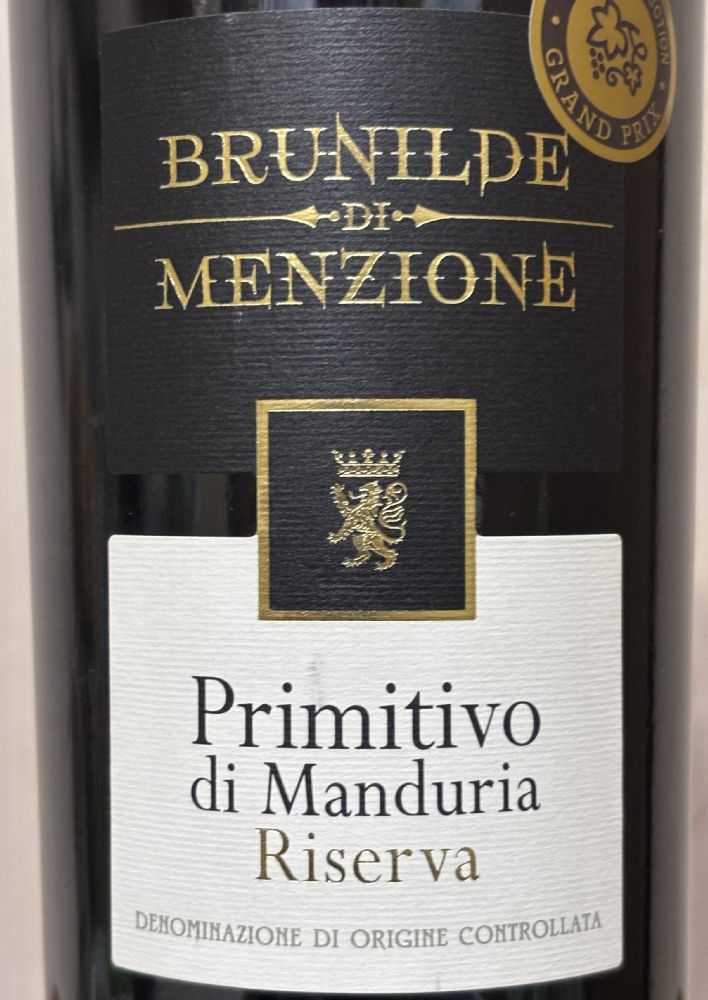 Cantine Di Ora Brunilde di Menzione Primitivo di Manduria Riserva DOC 2021, Основная, #9839
