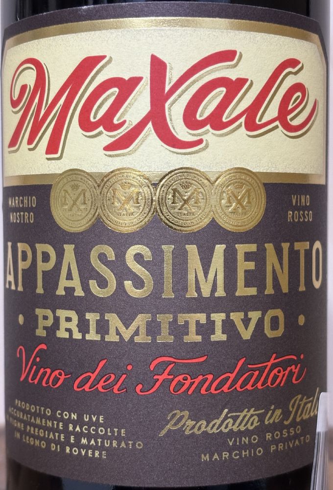 Megale Hellas S.r.l. Maxale Appassimento Primitivo 2023, Основная, #9861