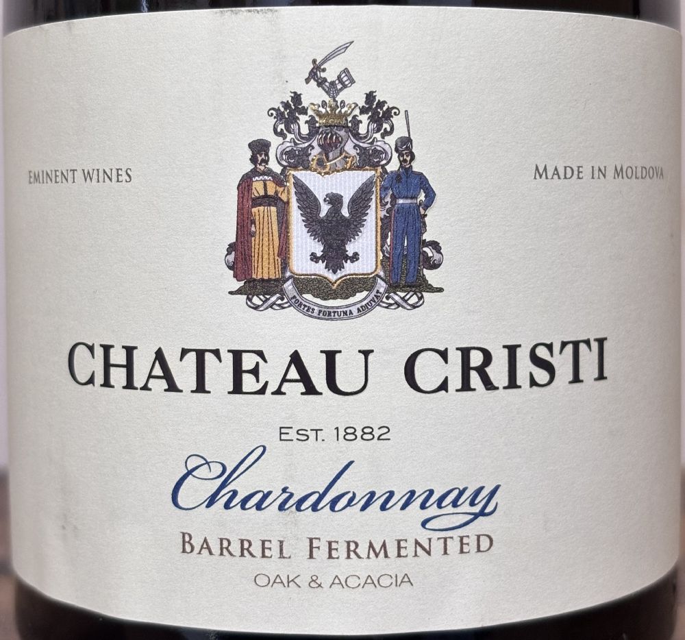 ABC New Business Factory S.R.L. CHATEAU CRISTY Chardonnay 2024, Основная, #9951