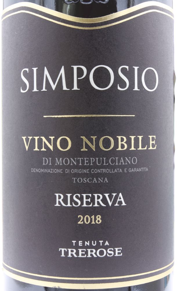 Tenuta Trerose Società Agricola a r.l. SIMPOSIO Vino Nobile di Montepulciano Riserva DOCG 2018, Основная, #9957