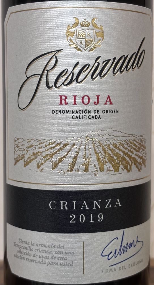 J. García Carrión S.A. Reservado Crianza DOCa Rioja 2019, Основная, #9976